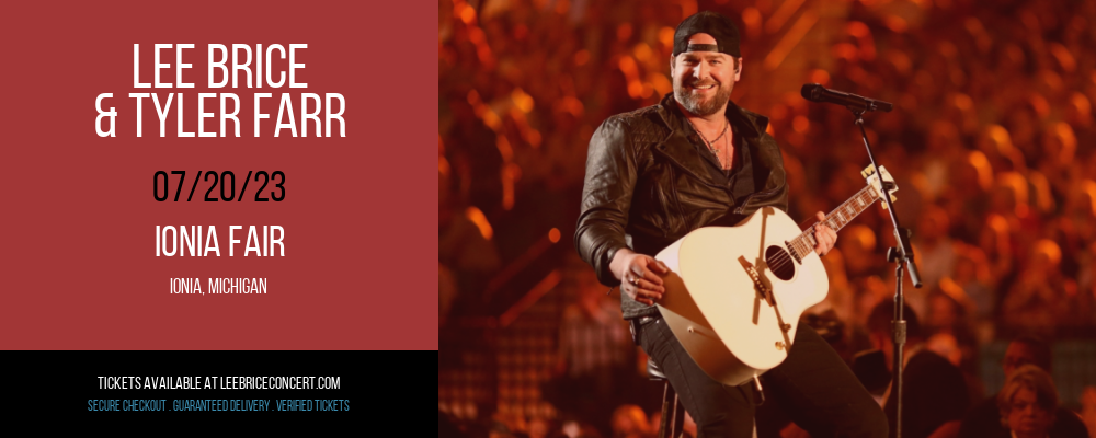 Lee Brice & Tyler Farr at Lee Brice Concerts