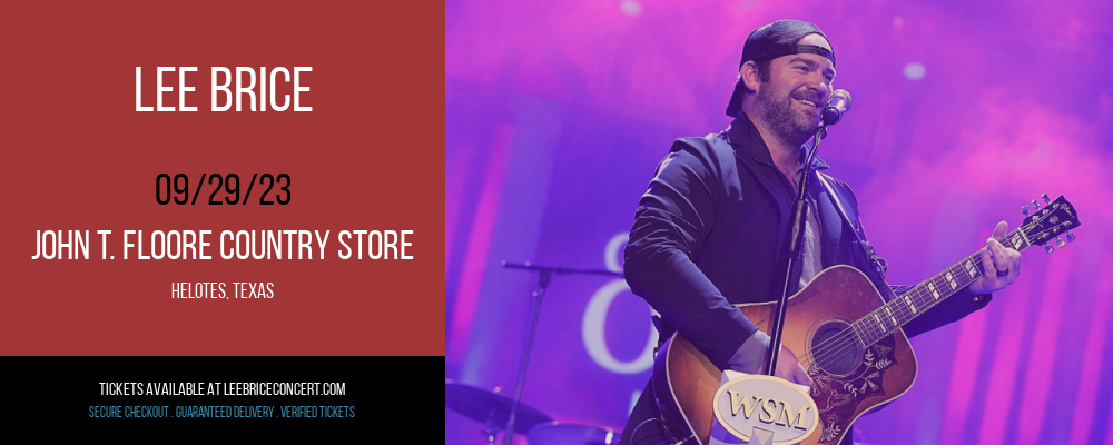Lee Brice at John T. Floore Country Store at John T. Floore Country Store
