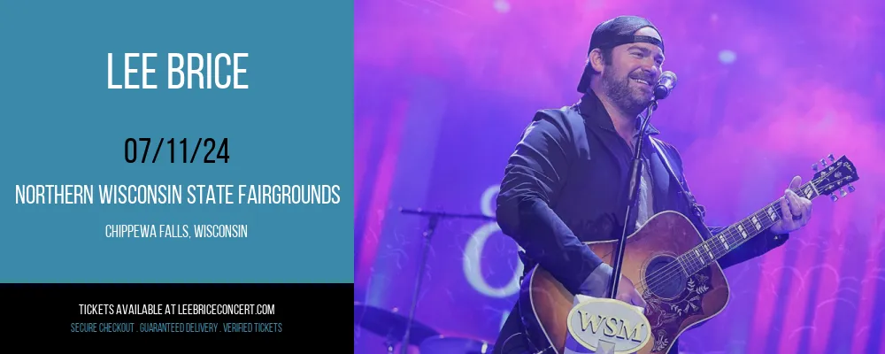 Lee Brice at Northern Wisconsin State Fairgrounds at Northern Wisconsin State Fairgrounds